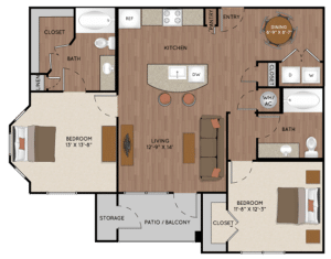 Two Bedroom Apartment Rentals in Tomball, Texas