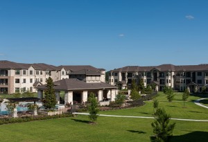 Apartments in Tomball, TX - View of Community with Green Space